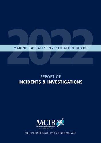 MCIB 2022 Incidents and Investigations Report